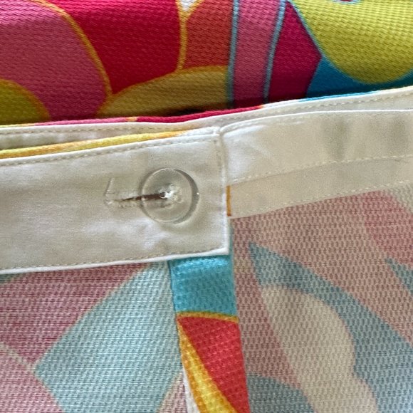 Abstract Floral Wrap Skirt by Willi Smith Size 10 - Picture 5 of 9